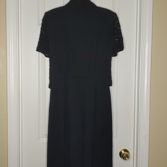 Beaded Evening Jumpsuit - Picture 4 of 7